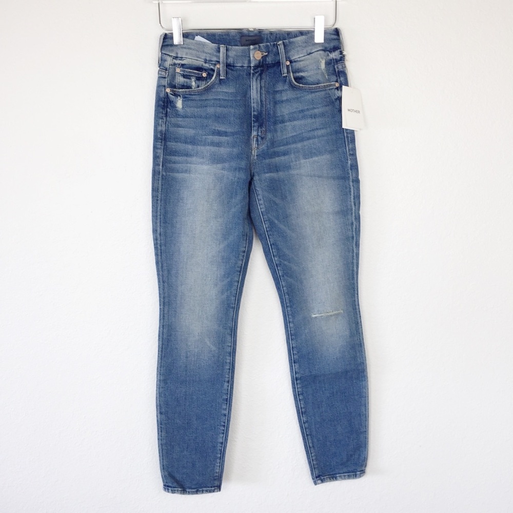 NWT MOTHER High Waisted Looker Ankle Denim size 26 - Picture 5 of 9